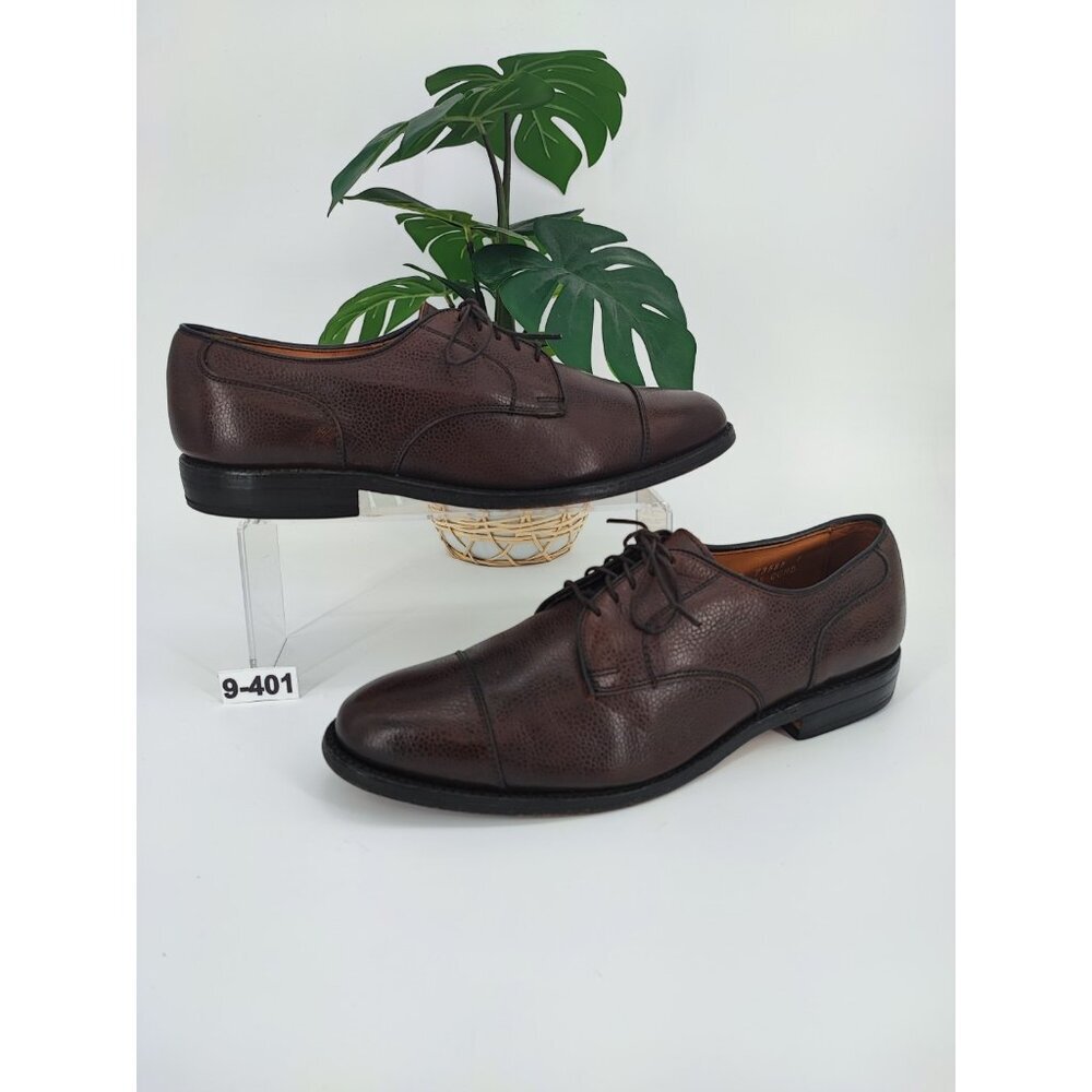 Allen Edmonds Men's Margate Brown Leather Oxford Size 9D